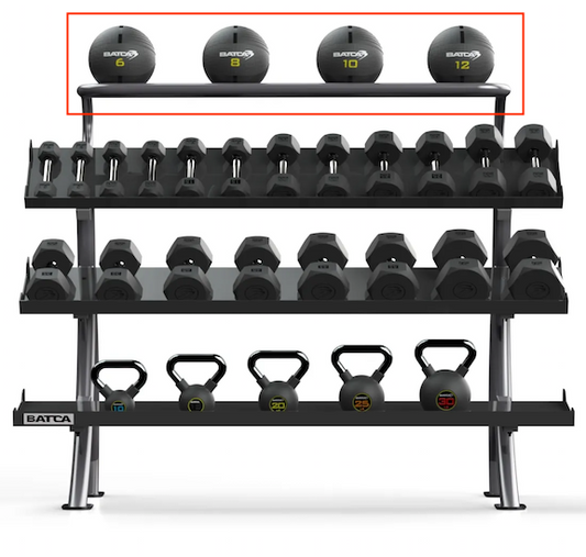 Batca FZ-11 3 Tier 6' Dumbbell/Kettlebell Rack